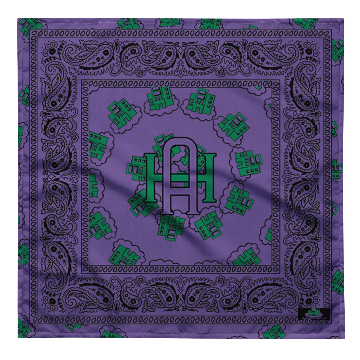 Building Dreams purple paisley bandana