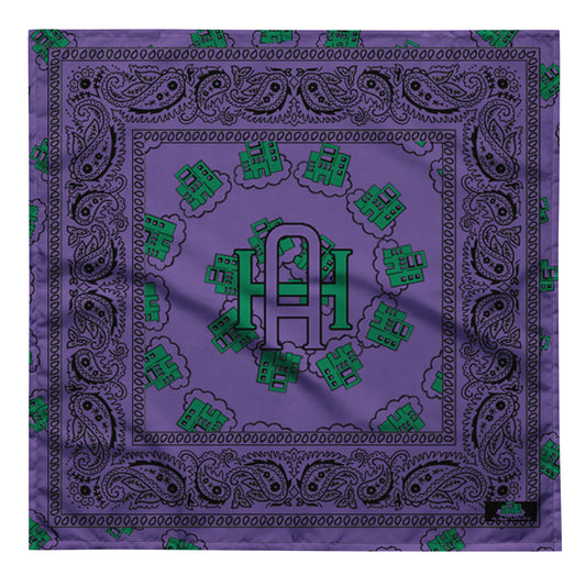 Building Dreams purple paisley bandana