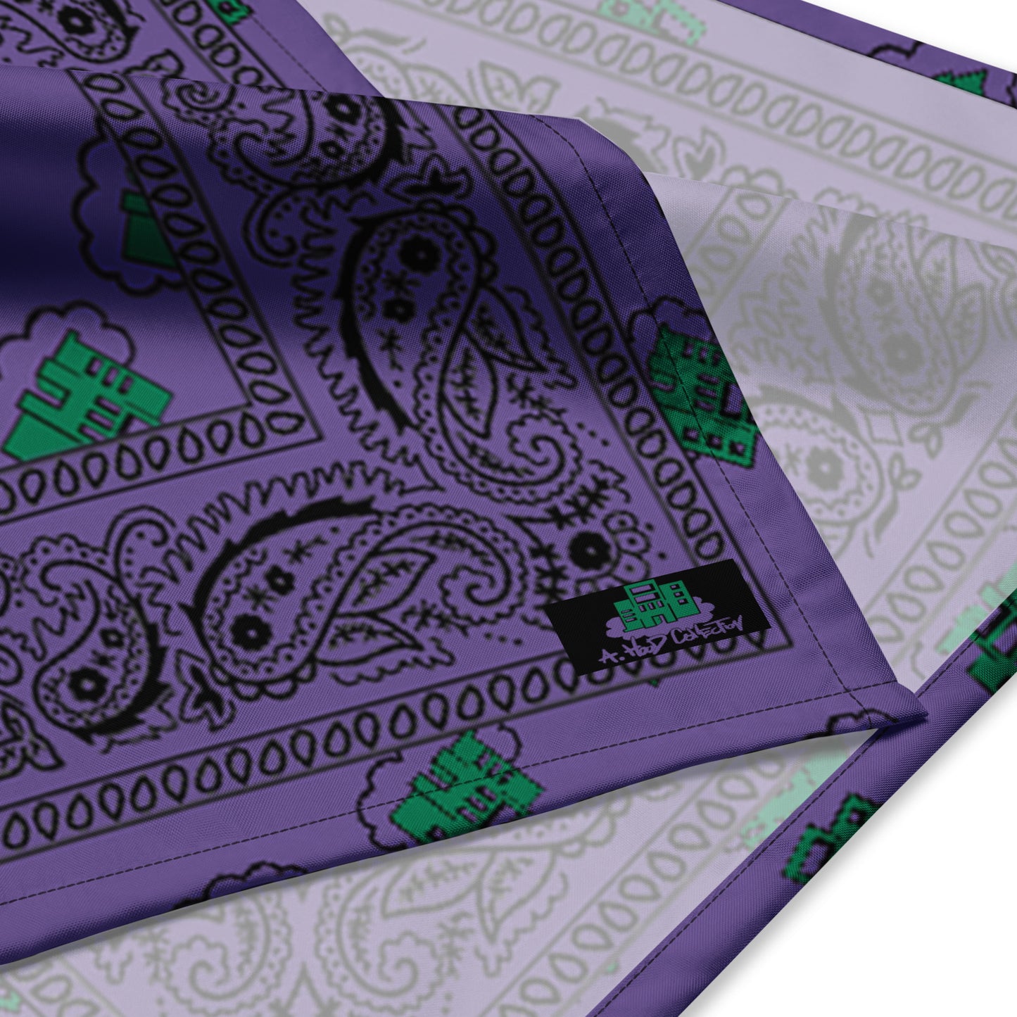 Building Dreams purple paisley bandana