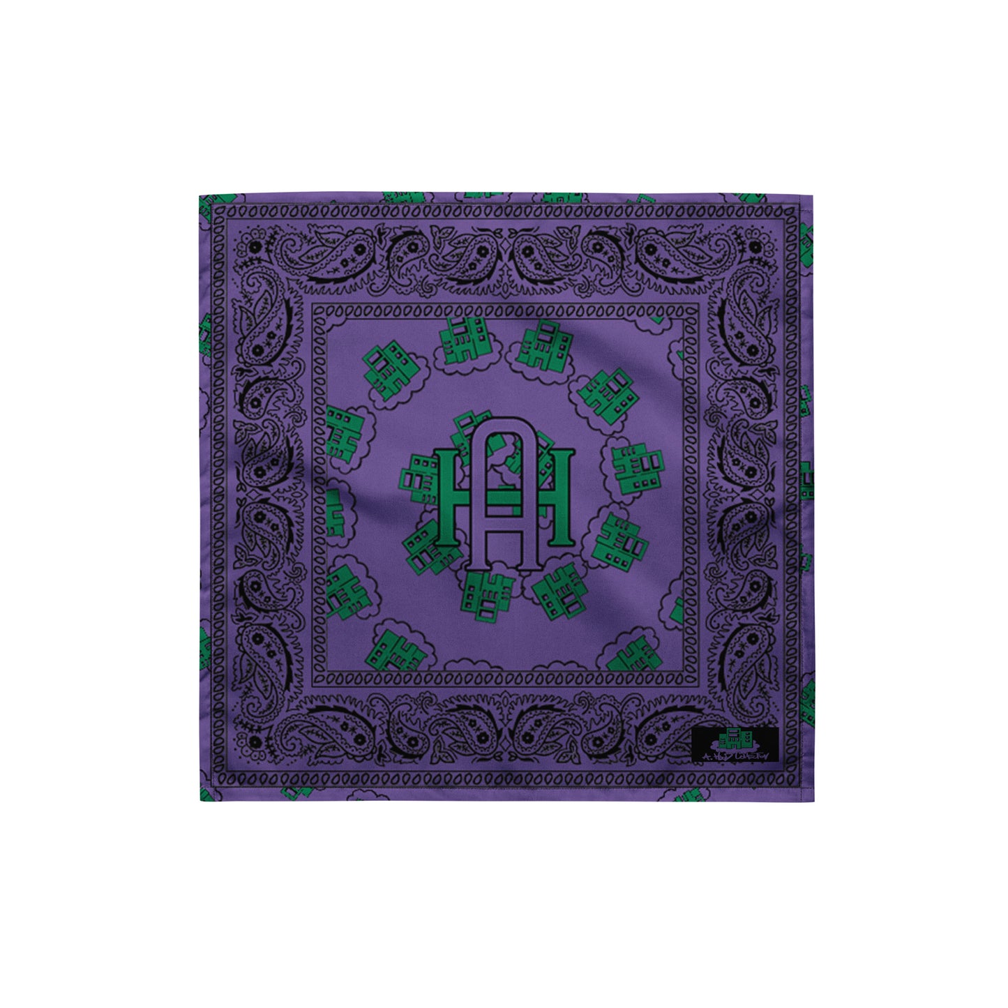 Building Dreams purple paisley bandana