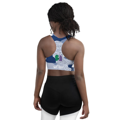 We All We Got Longline sports bra