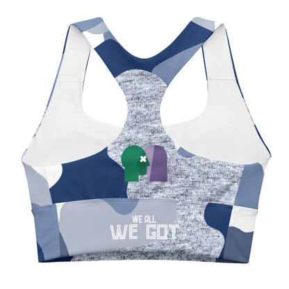 We All We Got Longline sports bra