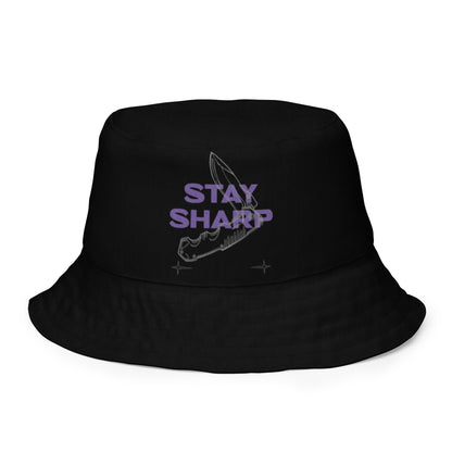 Stay Sharp Reversible bucket hat