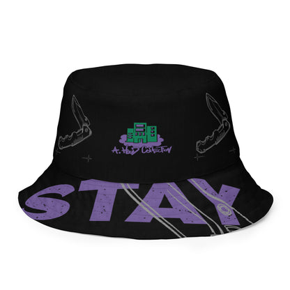 Stay Sharp Reversible bucket hat