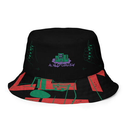 Let It Burn Reversible bucket hat