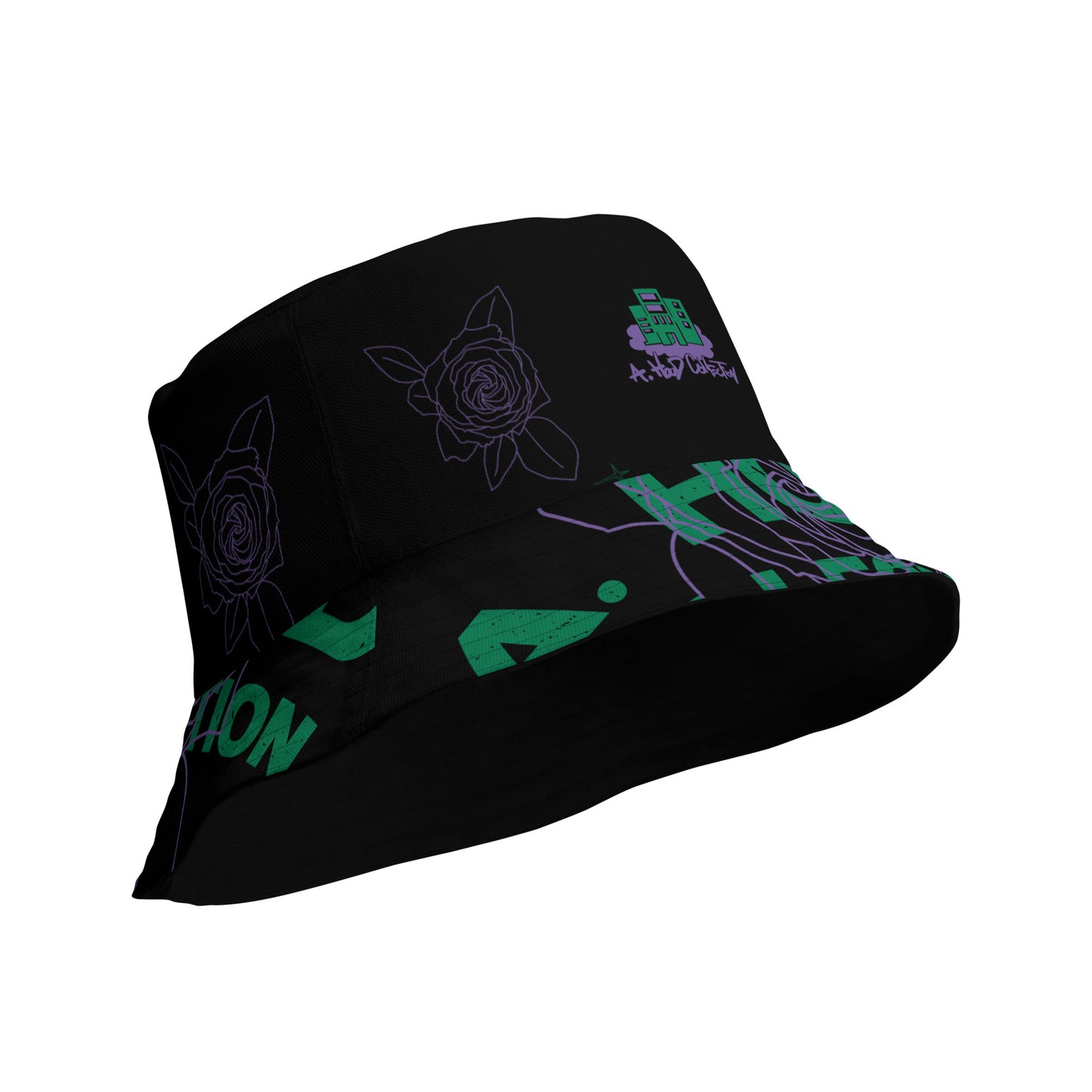 Linear Thoughts Reversible bucket hat