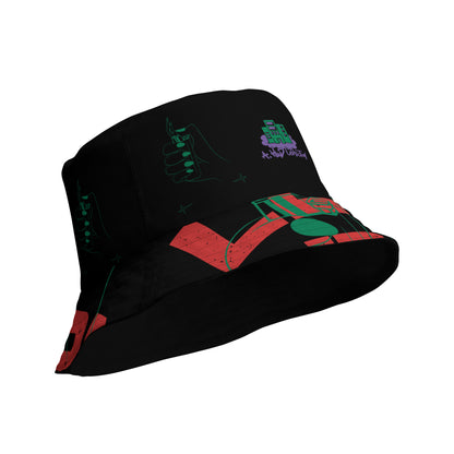 Let It Burn Reversible bucket hat