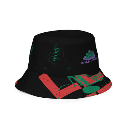 Let It Burn Reversible bucket hat