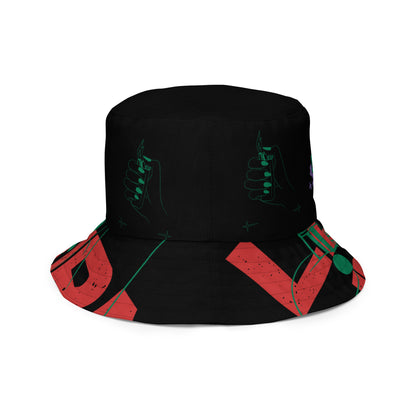 Let It Burn Reversible bucket hat