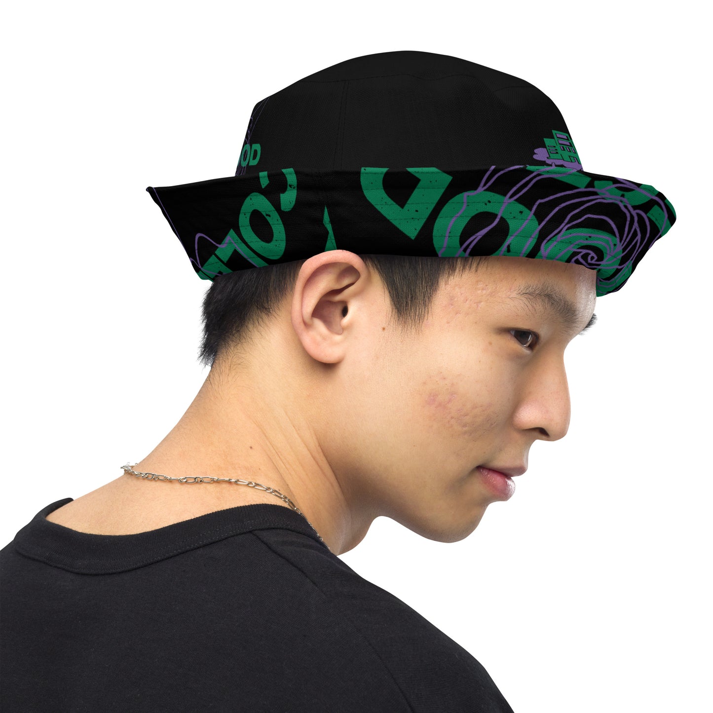 Linear Thoughts Reversible bucket hat