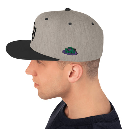 Initial snapback cap