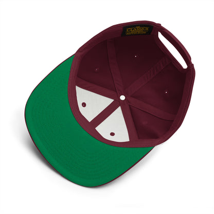 Initial snapback cap