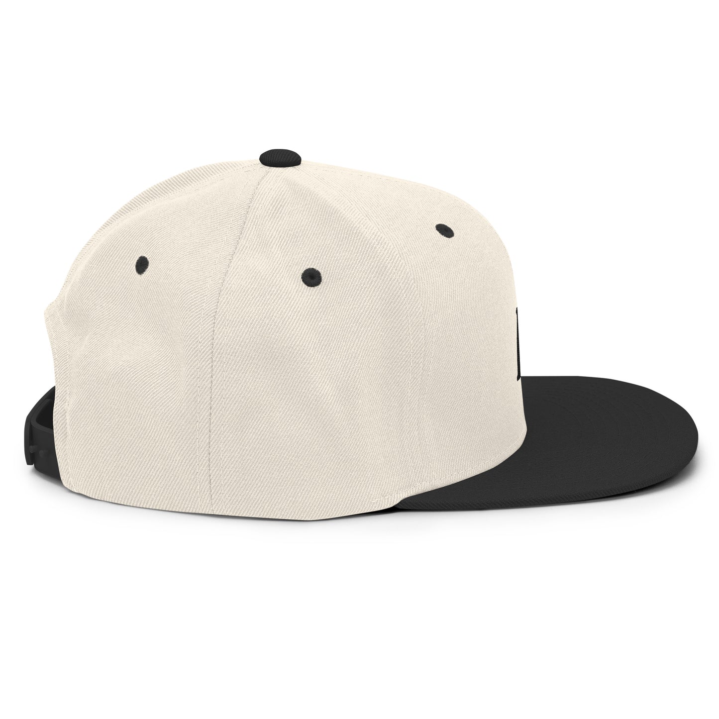 Initial snapback cap