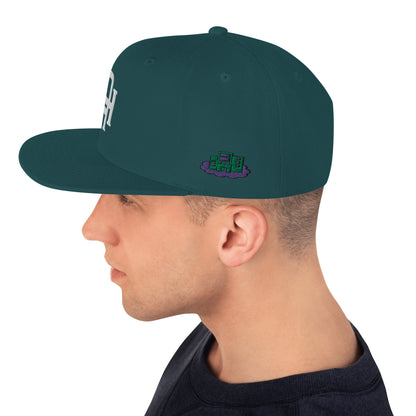 Initial snapback cap