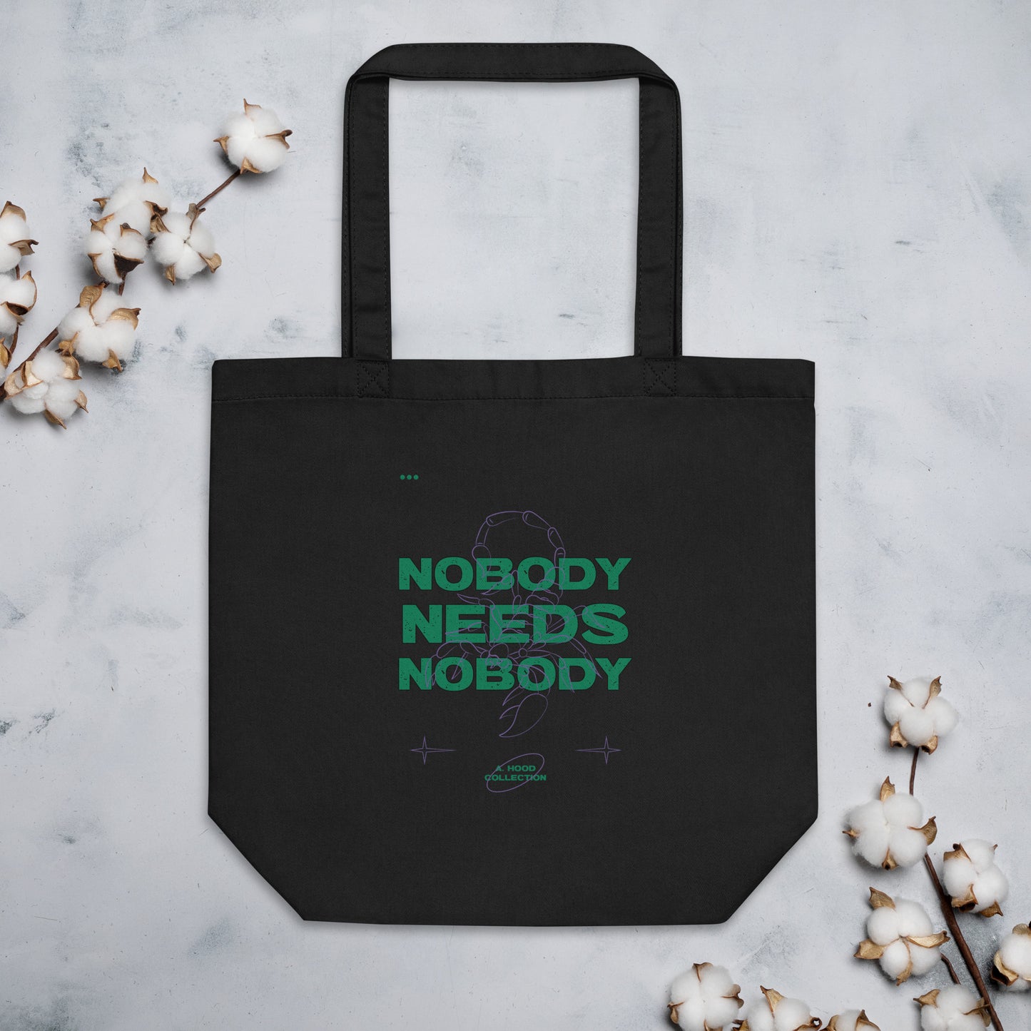 Nobody Needs Nobody Eco Tote Bag