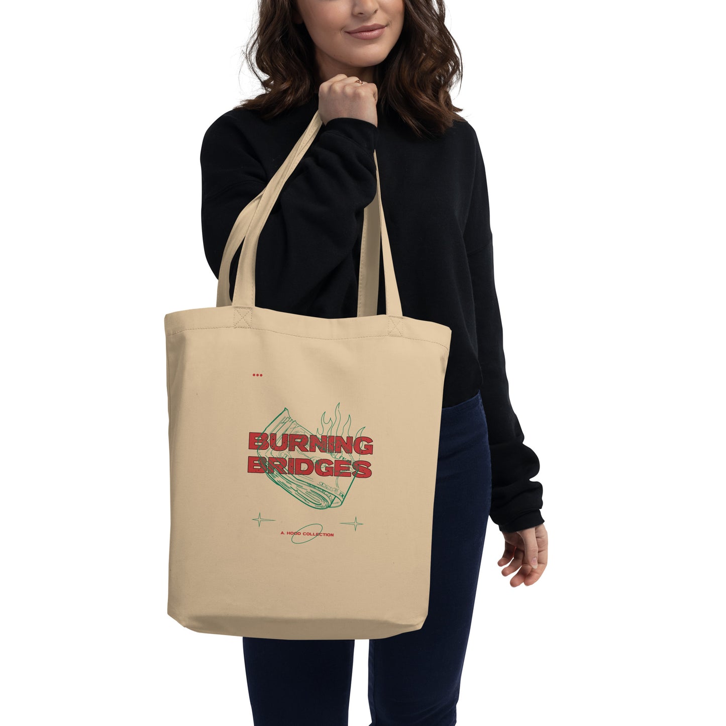 Burning Bridges Eco Tote Bag