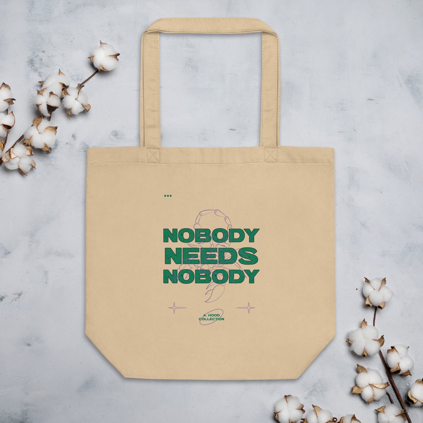 Nobody Needs Nobody Eco Tote Bag