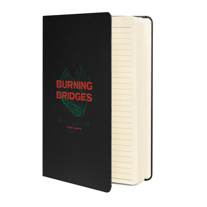 Burning Bridges Hardcover notebook