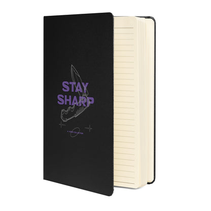 Stay Sharp Hardcover notebook