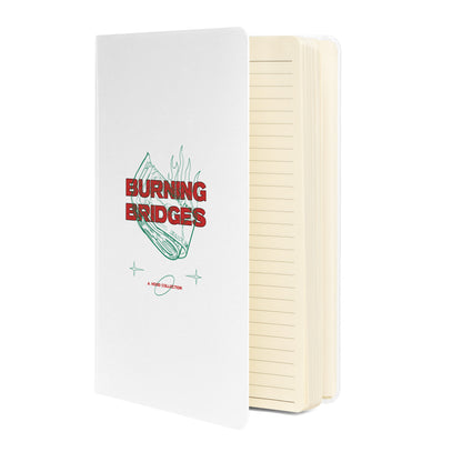 Burning Bridges Hardcover notebook