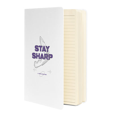 Stay Sharp Hardcover notebook