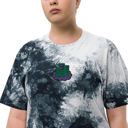 Building Dreams Oversized tie-dye t-shirt