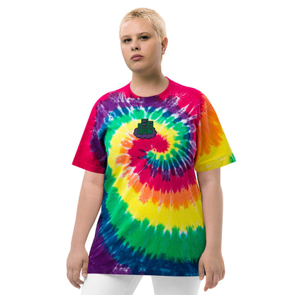 Building Dreams Oversized tie-dye t-shirt