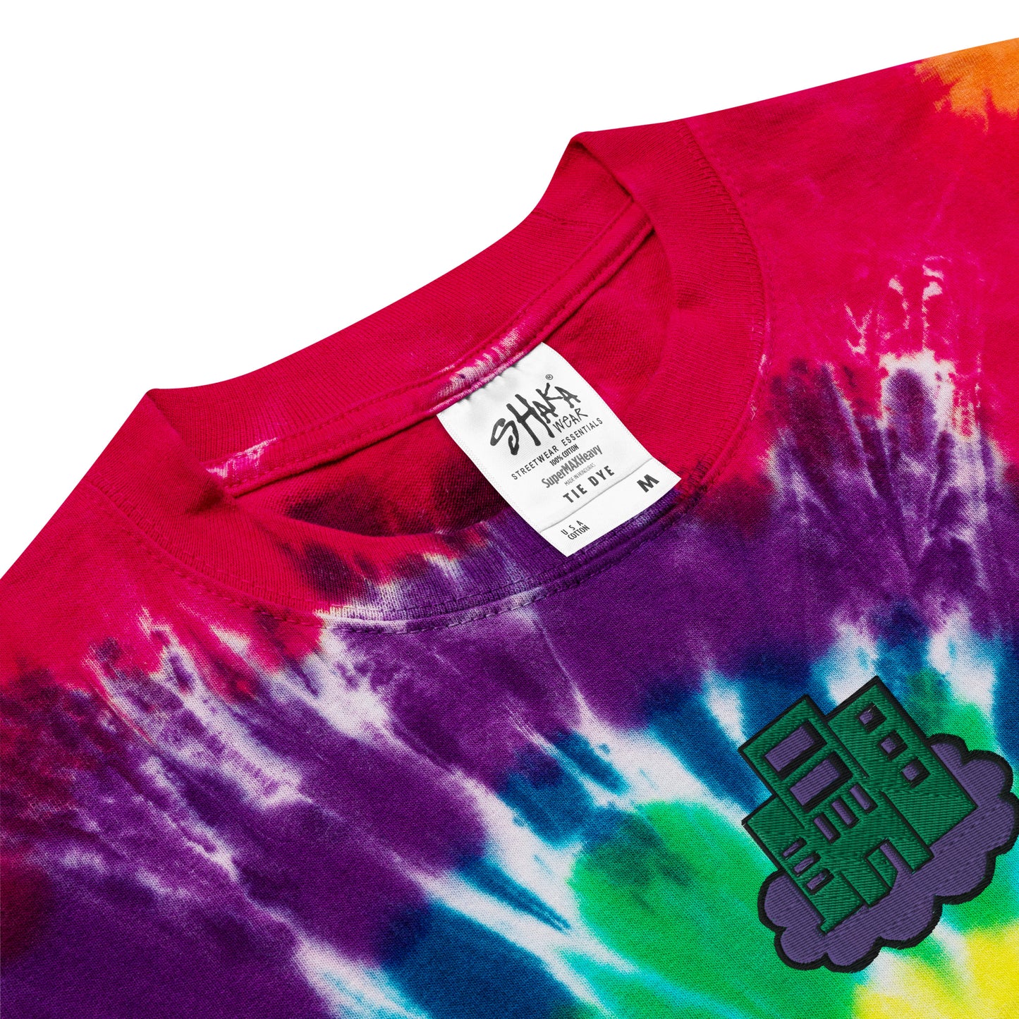 Building Dreams Oversized tie-dye t-shirt