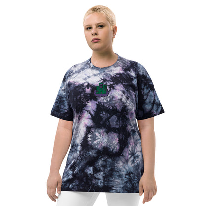 Building Dreams Oversized tie-dye t-shirt