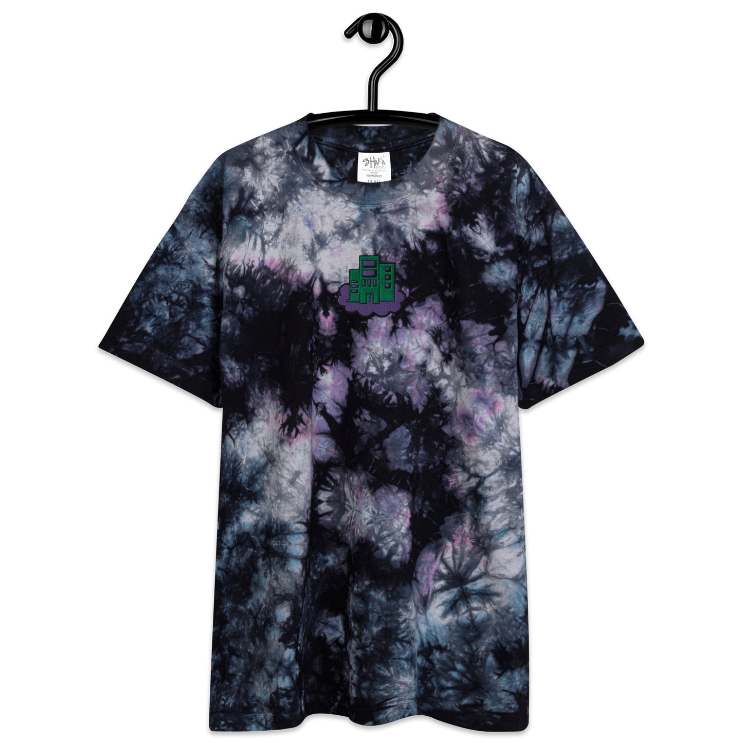 Building Dreams Oversized tie-dye t-shirt