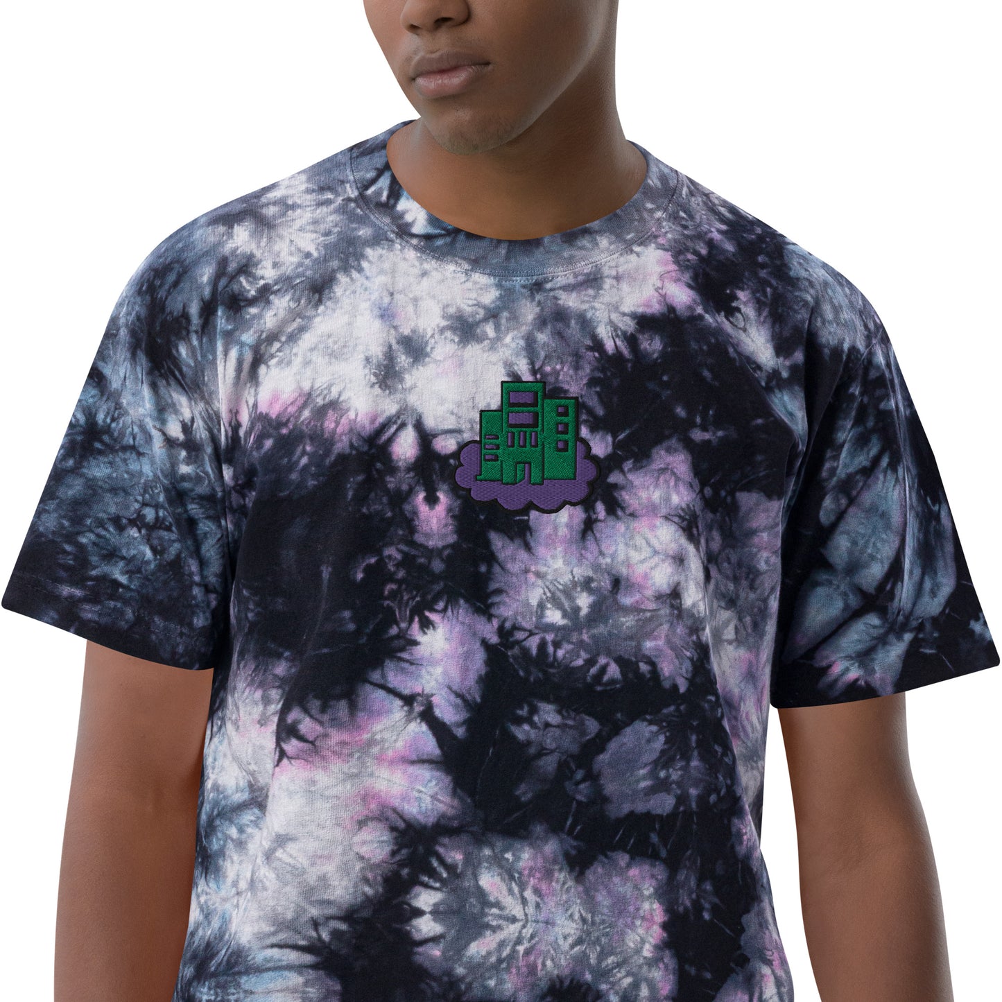 Building Dreams Oversized tie-dye t-shirt