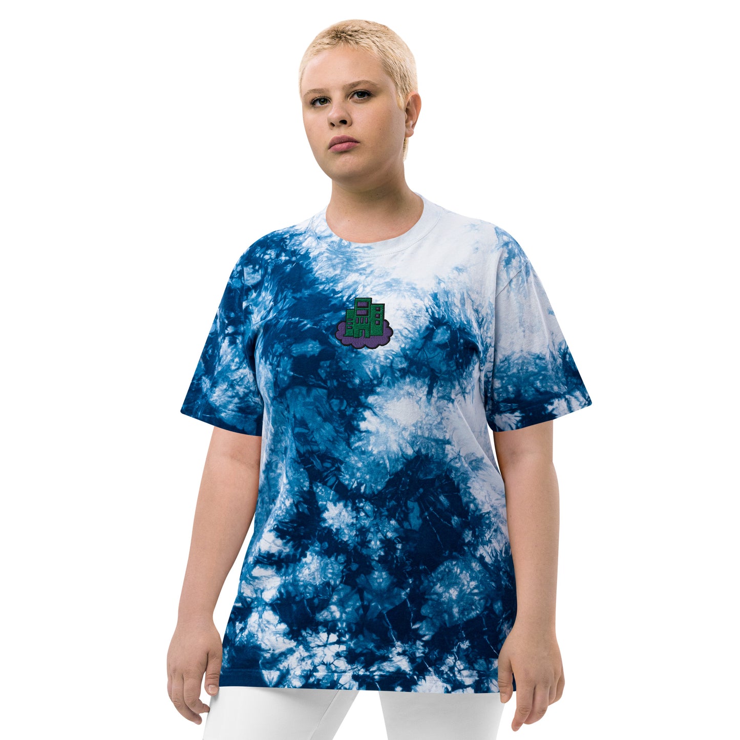 Building Dreams Oversized tie-dye t-shirt