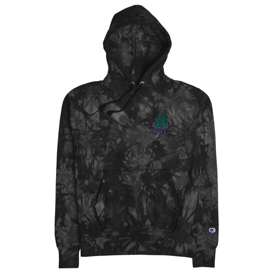 A. Hood Collection x Champion tie-dye Hoodie