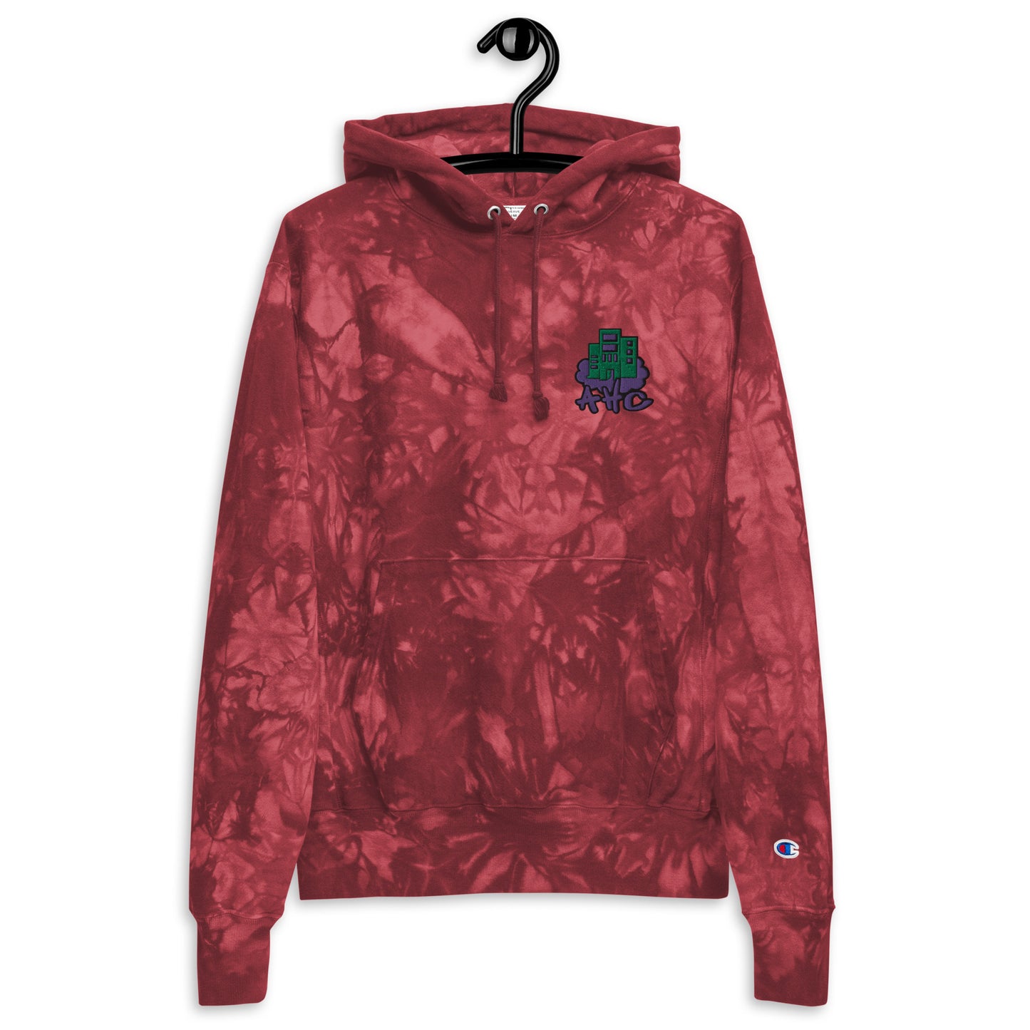 A. Hood Collection x Champion tie-dye Hoodie