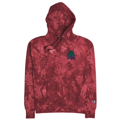 A. Hood Collection x Champion tie-dye Hoodie