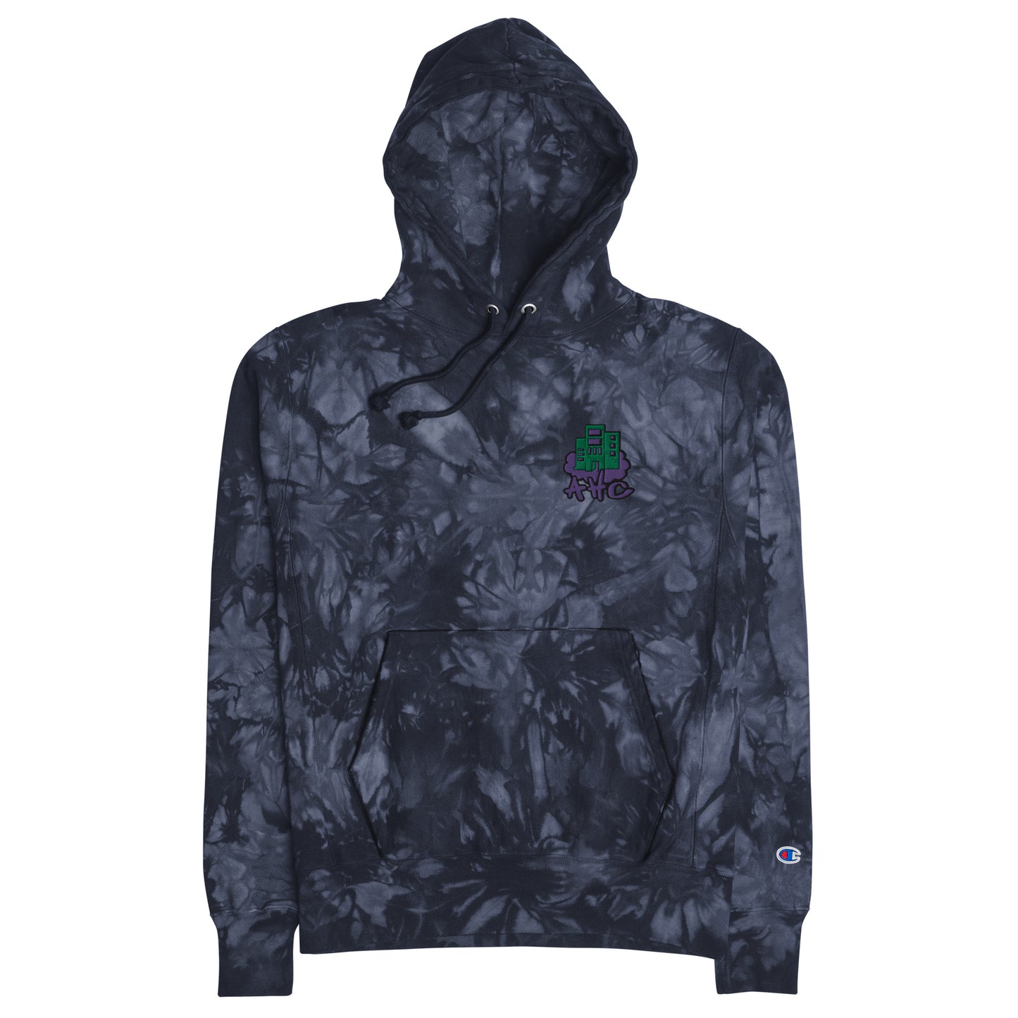 A. Hood Collection x Champion tie-dye Hoodie