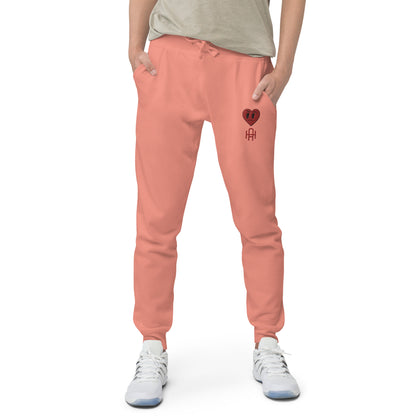 M.A.D Heart fleece sweatpants