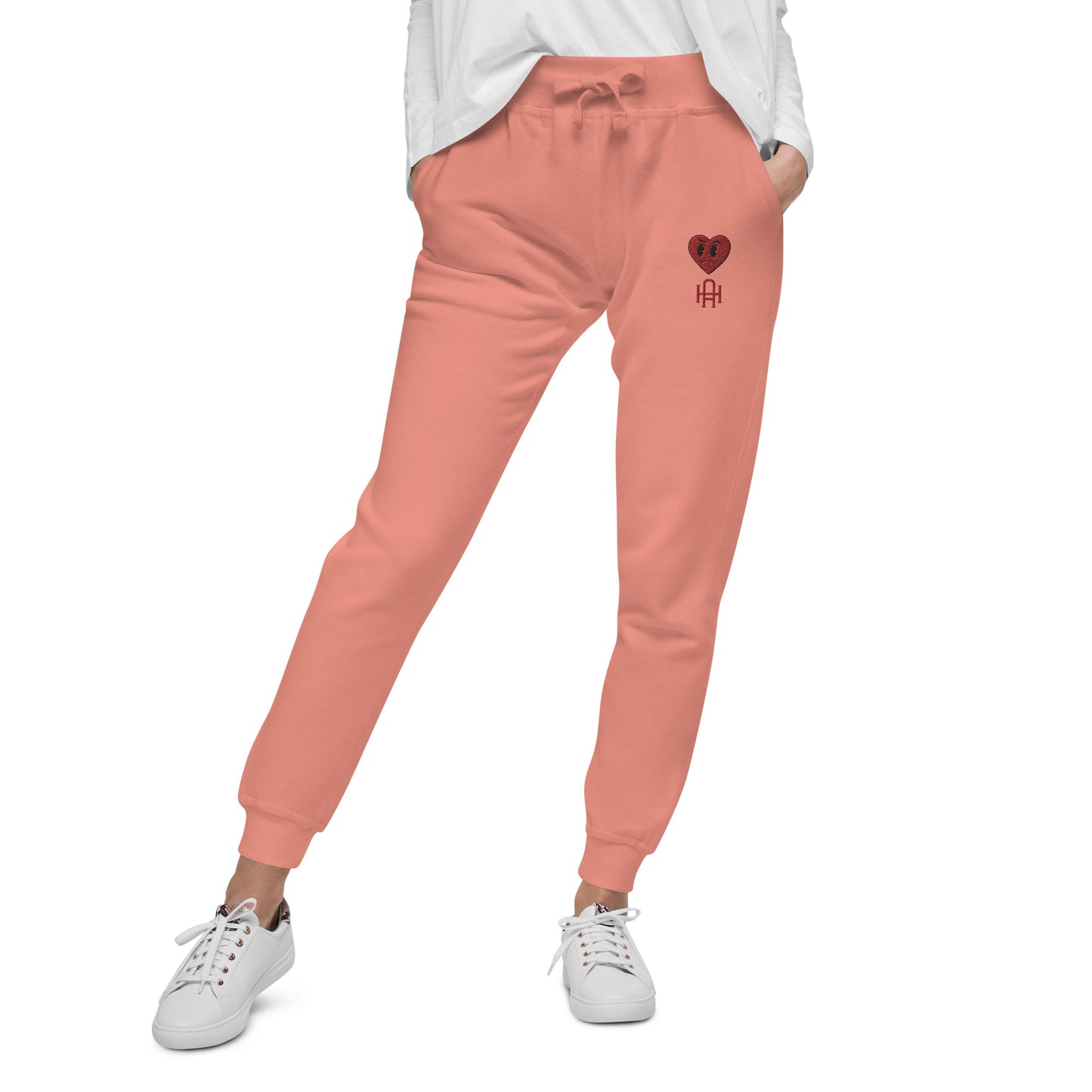 M.A.D Heart fleece sweatpants