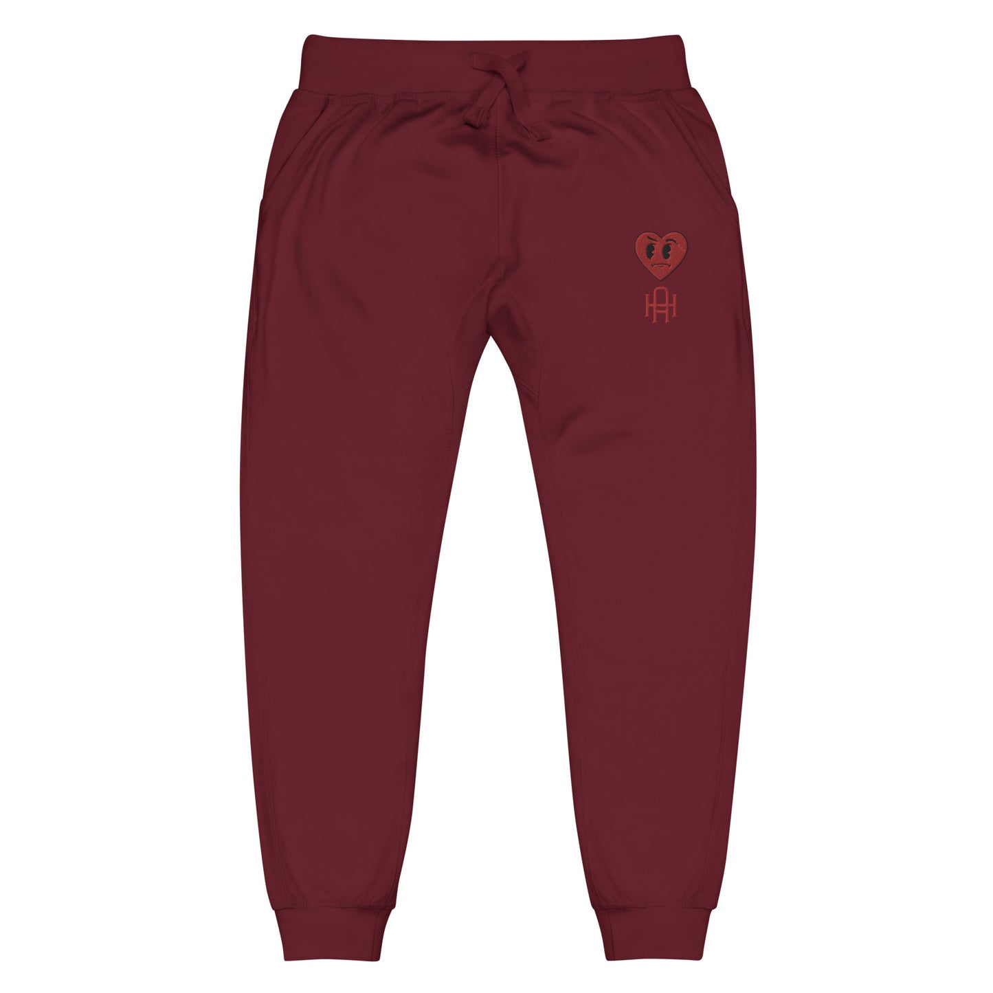 M.A.D Heart fleece sweatpants