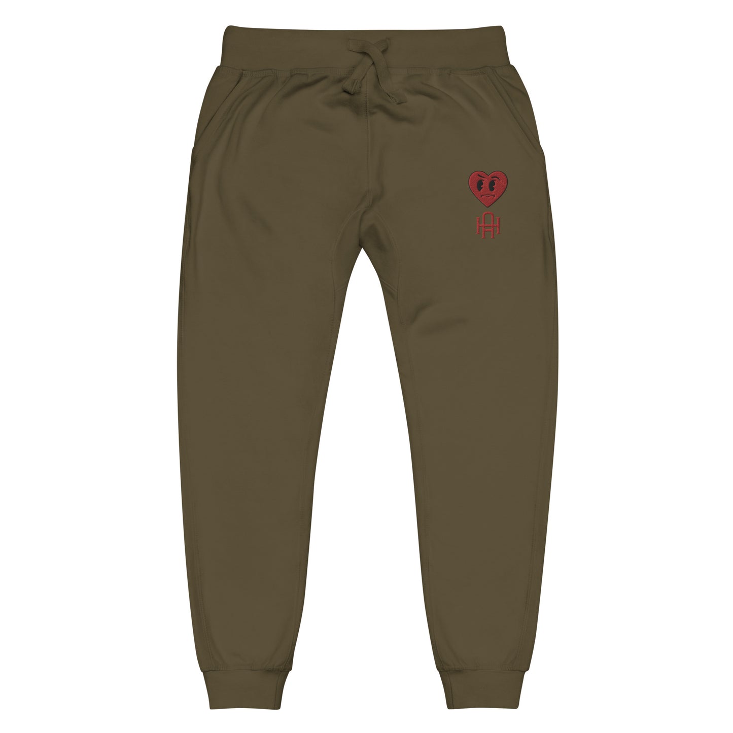 M.A.D Heart fleece sweatpants