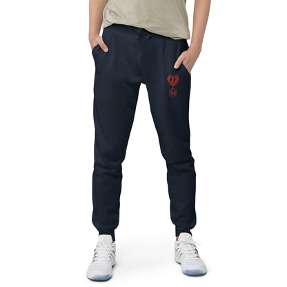 M.A.D Heart fleece sweatpants