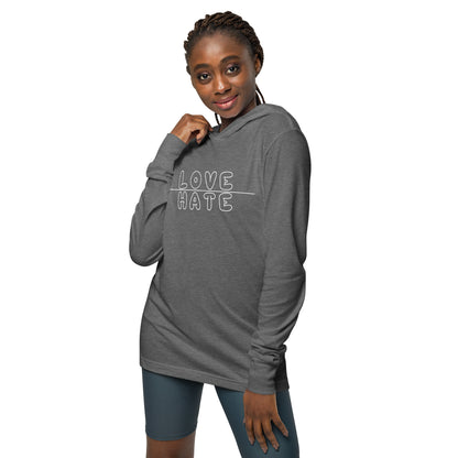 Thin Line Hooded Long-Sleeve Tee