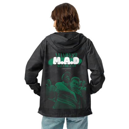 M.A.D zip up windbreaker