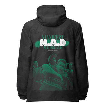 M.A.D zip up windbreaker