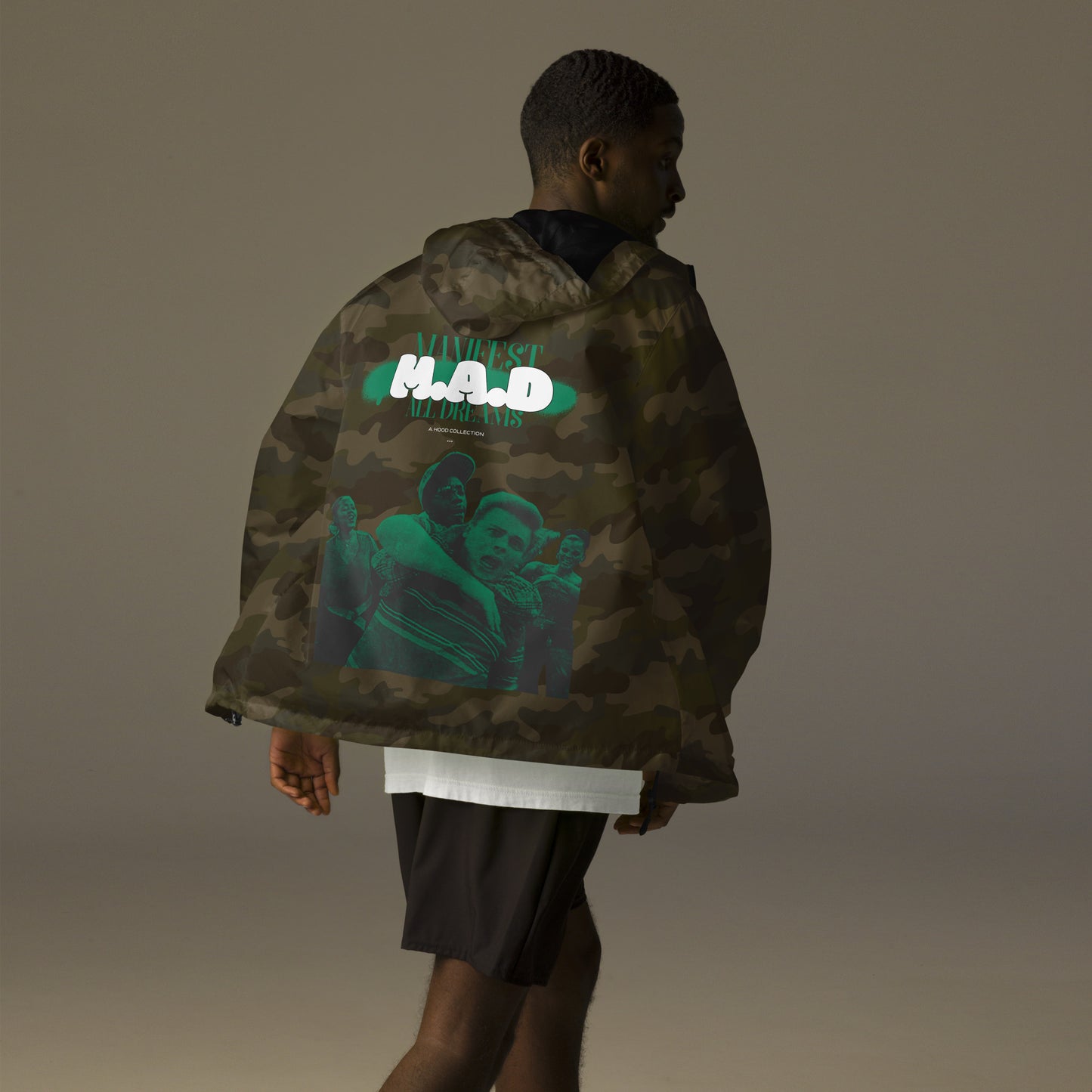 M.A.D zip up windbreaker