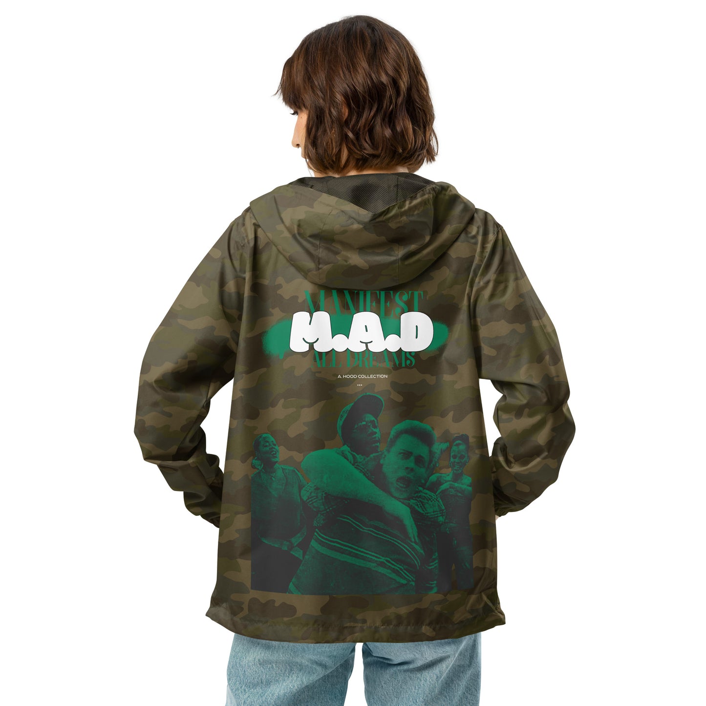 M.A.D zip up windbreaker