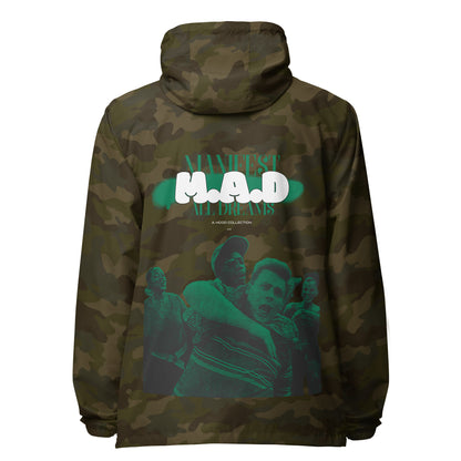 M.A.D zip up windbreaker