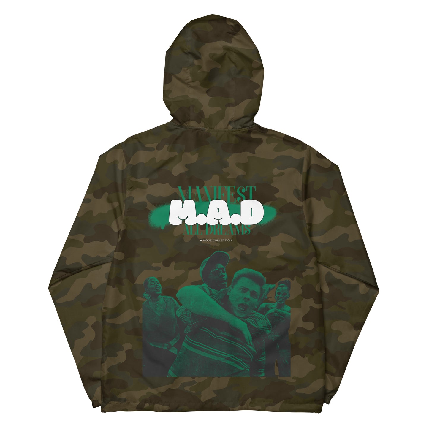 M.A.D zip up windbreaker