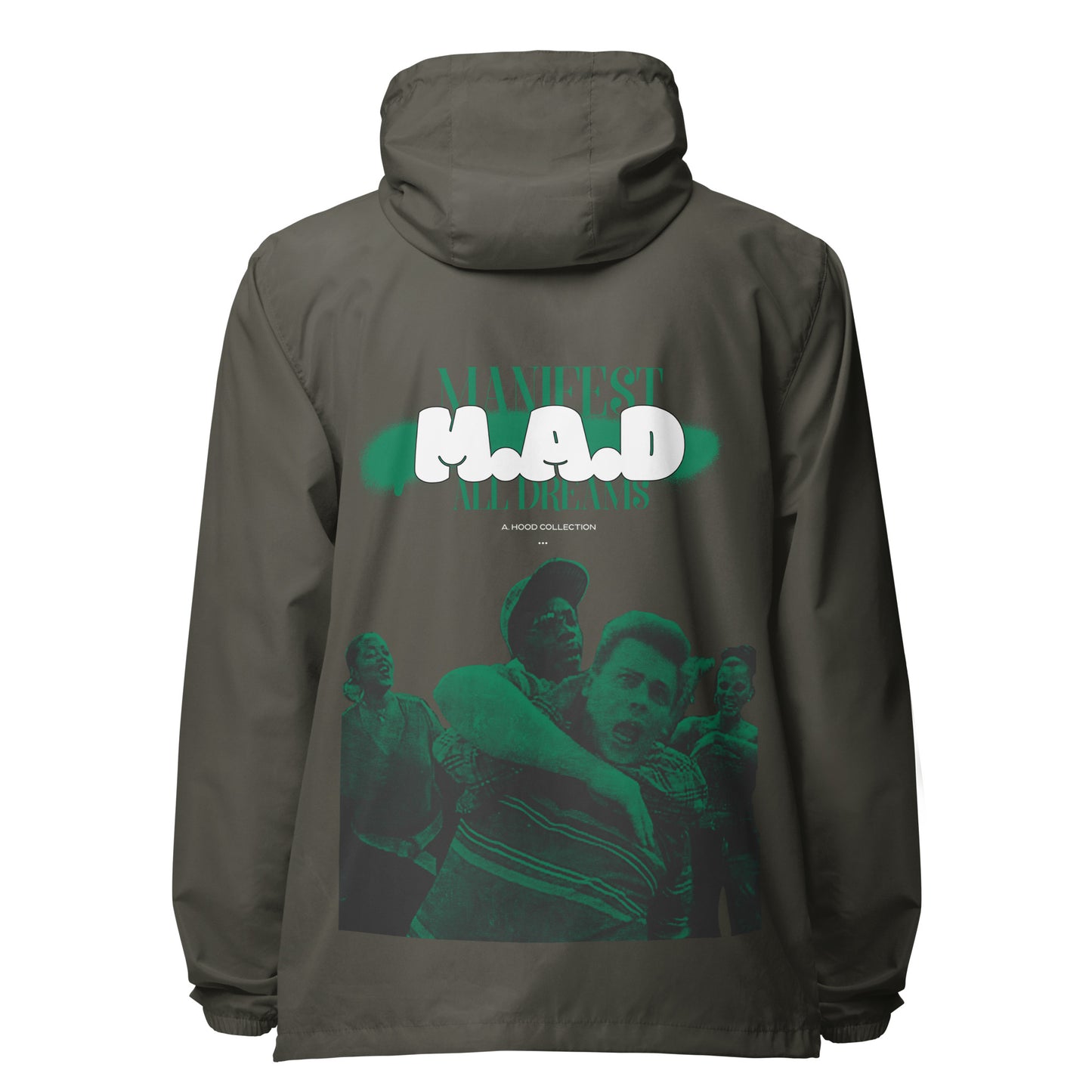 M.A.D zip up windbreaker