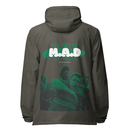 M.A.D zip up windbreaker